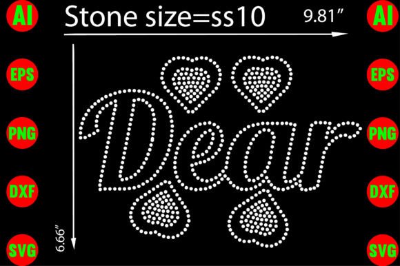 Dear Rhinestone Templates Design: A Sparkling Asset for Your Projects