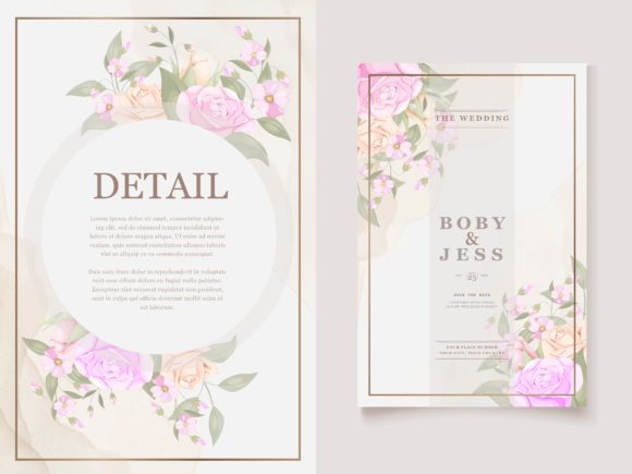Elegant Floral Wedding Invitation Templates for Your Special Day