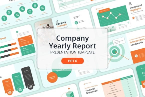 Elevate Your Business Narrative with Company Yearly Report Templates