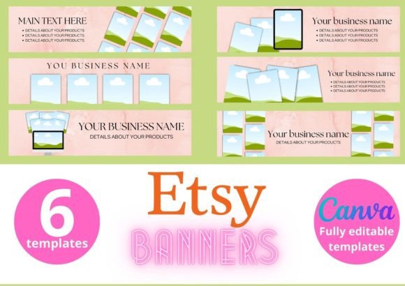 Elevate Your Etsy Shop with Versatile Banners