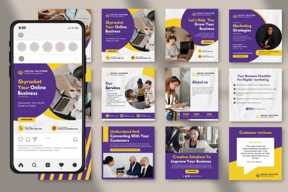Elevate Your Feed: The Power of Digital Marketing Instagram Templates