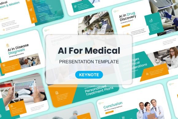 Elevate Your Medical Startup with AI for Medical Keynote Templates
