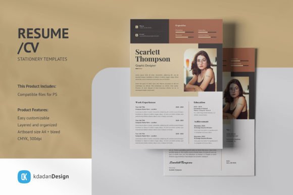 Elevate Your Professional Profile: Resume / CV PSD Design Templates Vol 200