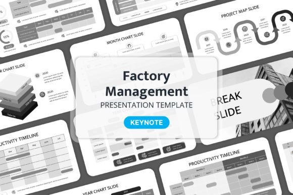 Factory Management Keynote Templates: Professional Presentation Design