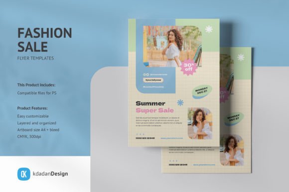 Fashion Flyer Set PSD Templates Vol 12: Your Design Toolkit