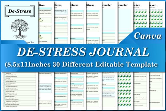 Find Your Calm: Using DE-STRESS Journal Templates for Mindful Design