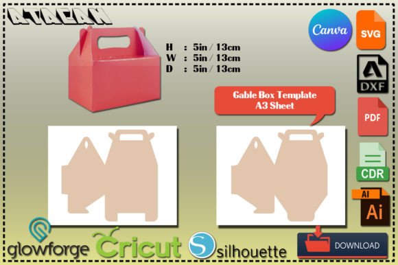 Gift Box Templates & Lunch Box Pack: Your Go-To Design Files