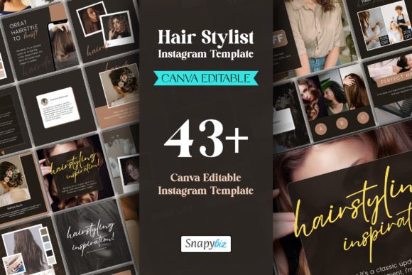 Hair Stylist IG Canva Post Templates: Your Shortcut to a Polished Feed