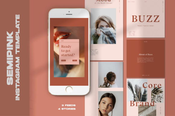 Modernize Your Feed: The Versatility of Semipink Instagram Templates