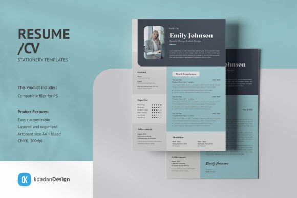 Resume/CV PSD Design Templates Vol 19.2: Your Professional Edge