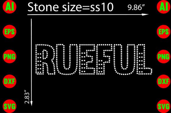 Rueful Rhinestone Templates: Sparkle in Your Designs