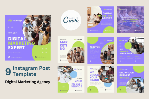 Streamline Your Strategy: Instagram Templates for Digital Marketing