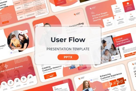 Streamline Your Strategy with User Flow PowerPoint Templates